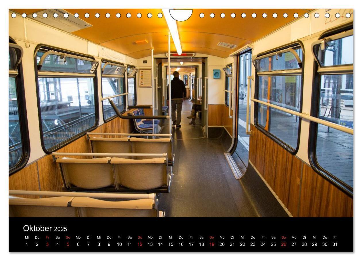 Bild: 9783435527618 | Die Wuppertaler Schwebebahn (Wandkalender 2025 DIN A4 quer),...