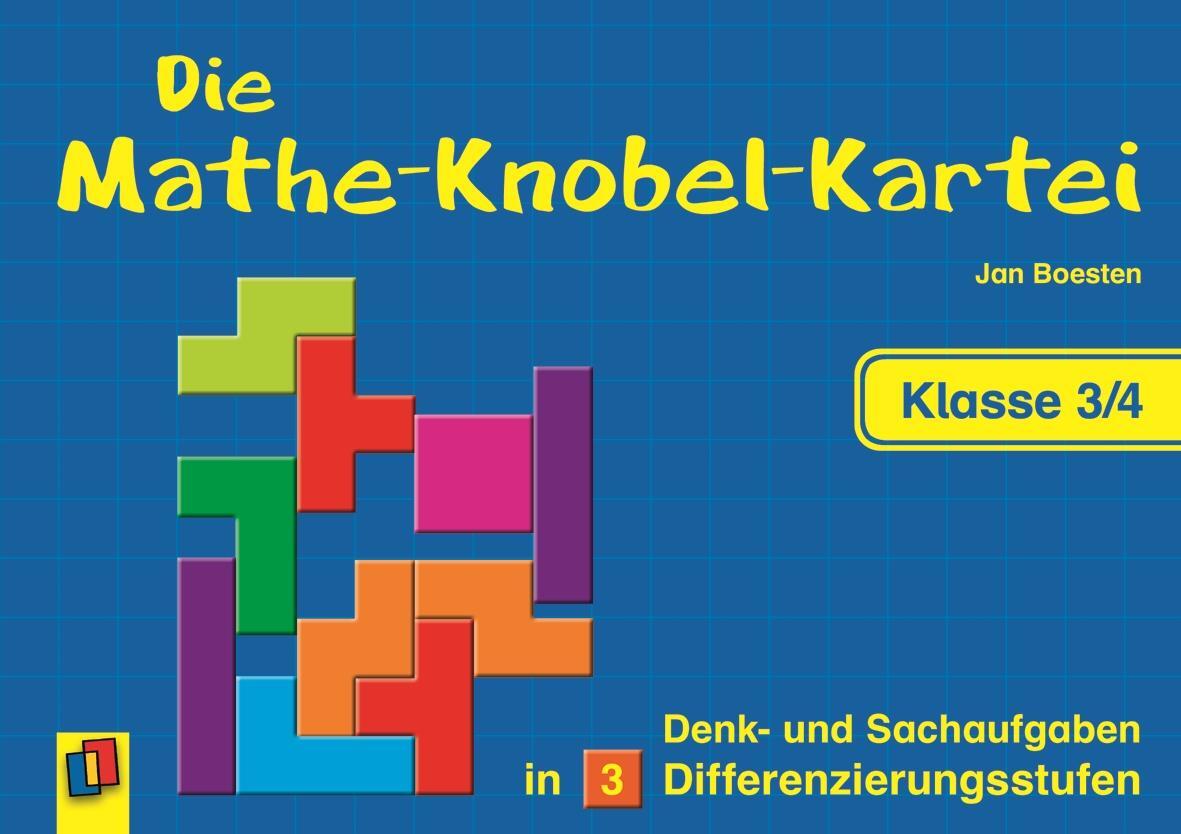 Cover: 9783834607782 | Die Mathe-Knobel-Kartei Klasse 3/4 | Jan Boesten | Taschenbuch | 47 S.
