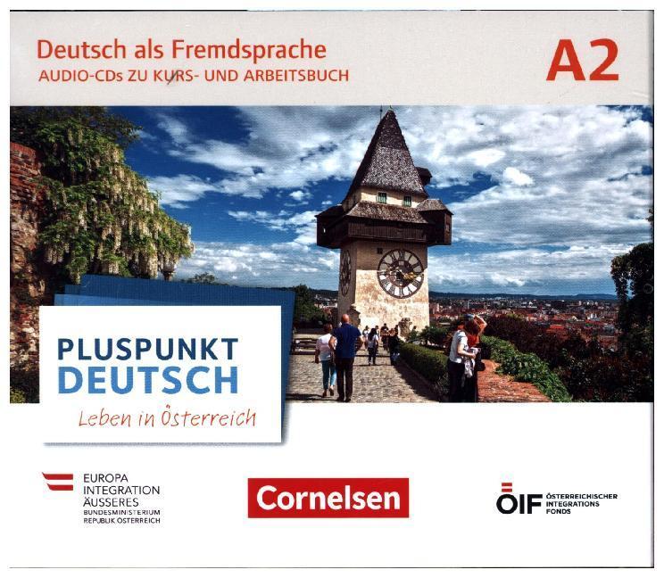Cover: 9783065212632 | Pluspunkt Deutsch - Leben in Österreich A2 - Audio-CDs zu Kurs- und...
