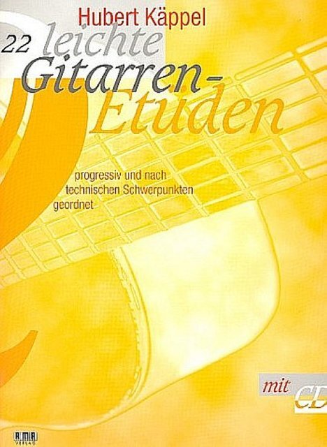 Cover: 4018262102222 | 22 leichte Gitarrenetüden (+CD) progressiv und nach technischen...