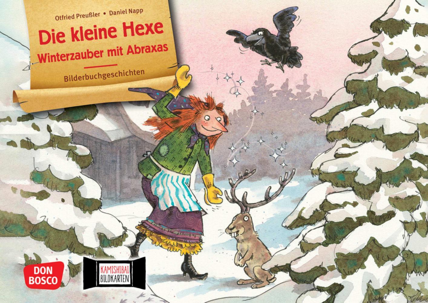 Cover: 4260179517990 | Die kleine Hexe - Winterzauber mit Abraxas. Kamishibai Bildkartenset