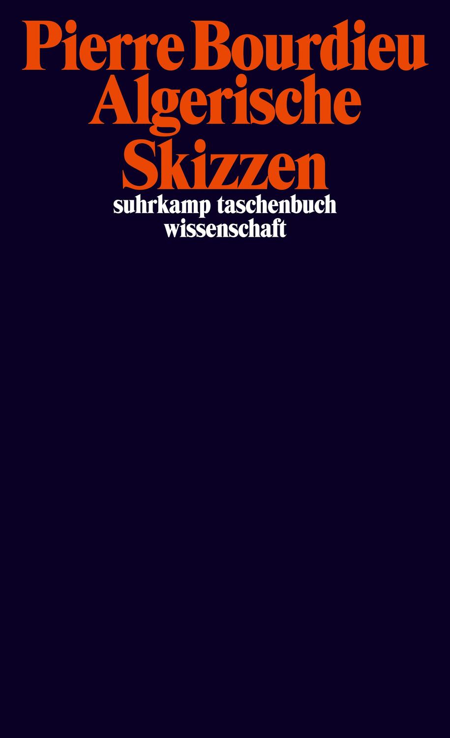 Cover: 9783518300350 | Algerische Skizzen | Pierre Bourdieu | Taschenbuch | 523 S. | Deutsch