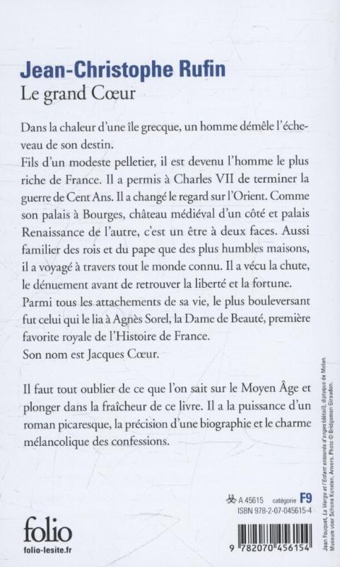 Rückseite: 9782070456154 | Le Grand Coeur | Jean-Christophe Rufin | Taschenbuch | Französisch
