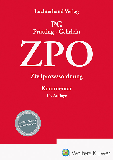 Cover: 9783472097952 | ZPO - Kommentar | Zivilprozessordnung | Markus Gehrlein (u. a.) | Buch
