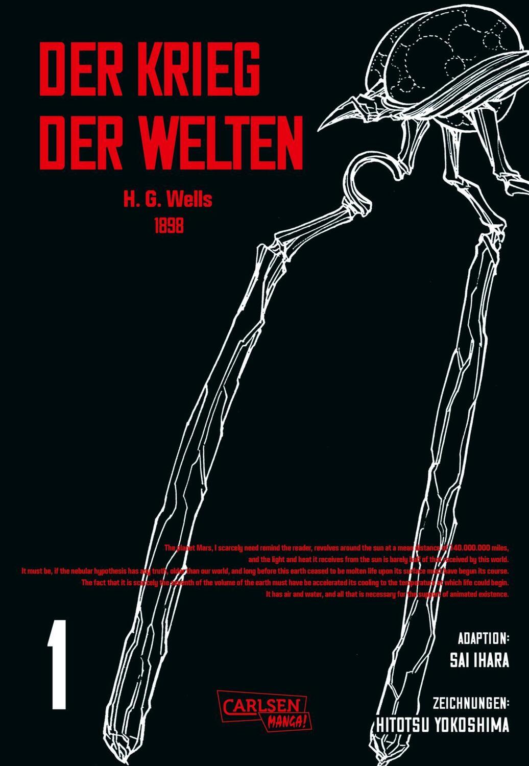 Cover: 9783551771544 | H.G. Wells - Der Krieg der Welten 1 | H. G. Wells (u. a.) | Buch