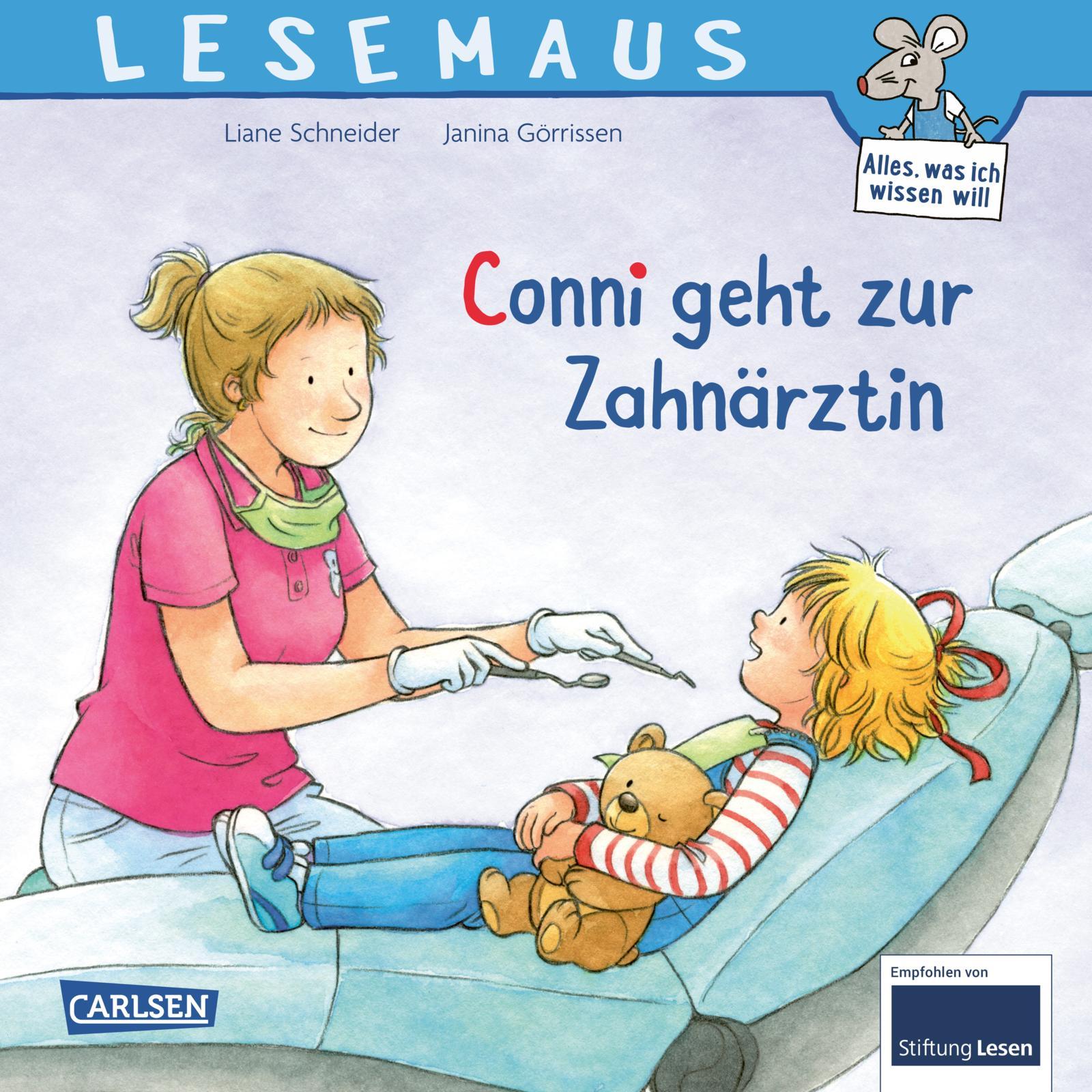 Cover: 9783551087003 | LESEMAUS 56: Conni geht zur Zahnärztin (Neuausgabe) | Liane Schneider