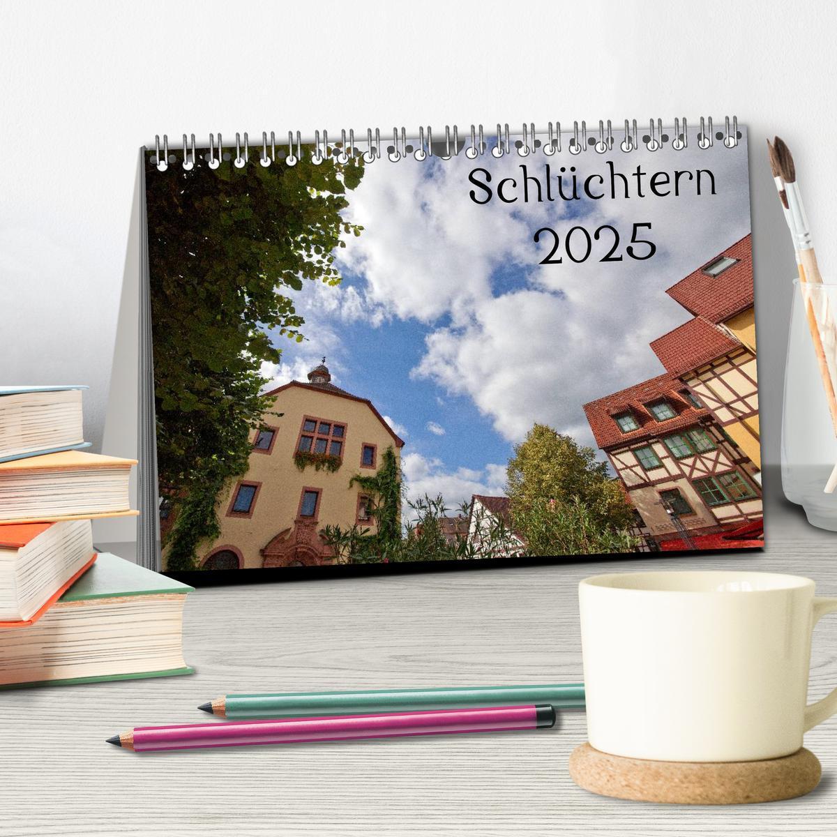 Bild: 9783435762064 | Schlüchtern 2025 (Tischkalender 2025 DIN A5 quer), CALVENDO...