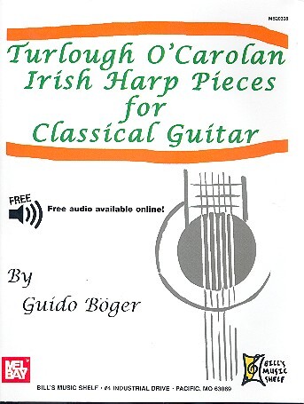Cover: 9780786673445 | Turlough O'Carolan Irish Harp | Pieces For Classical Guitar