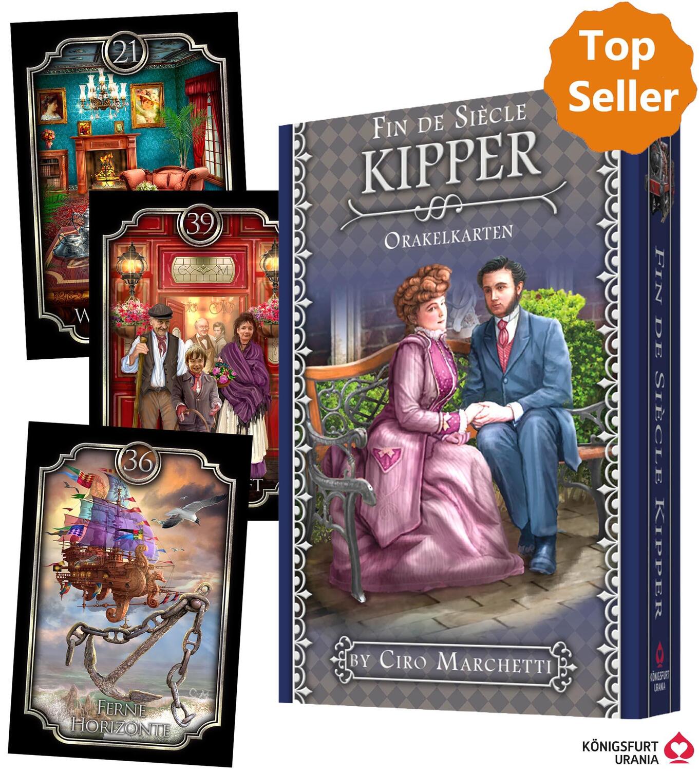 Cover: 4250375102298 | Fin de Siècle Kipper | Orakelkarten | Spiel | 39 S. | Deutsch | 2016