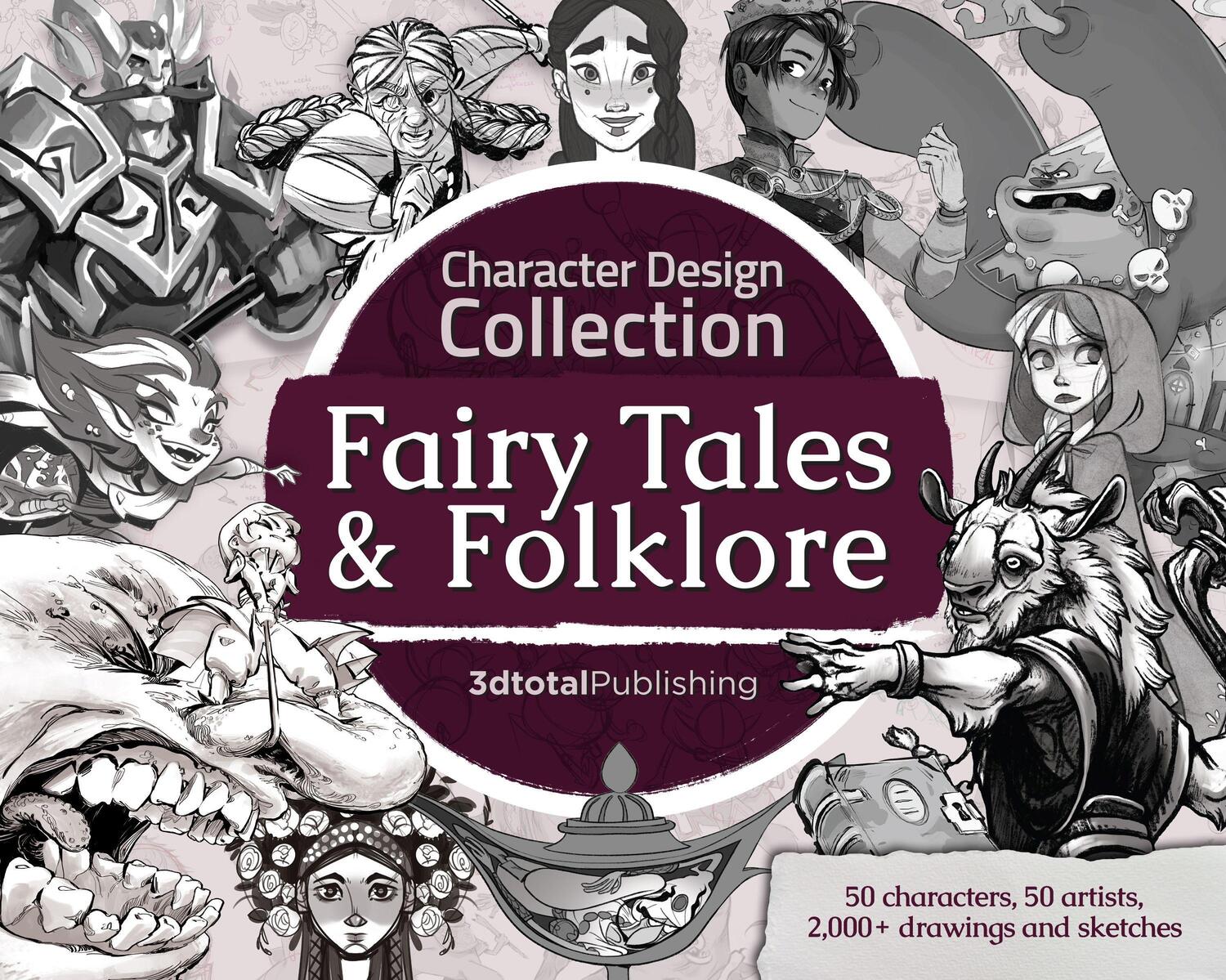 Cover: 9781912843459 | Character Design Collection: Fairy Tales & Folklore | 3dtotal | Buch