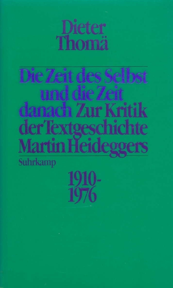 Cover: 9783518580257 | Die Zeit des Selbst und die Zeit danach | Dieter Thomä | Buch