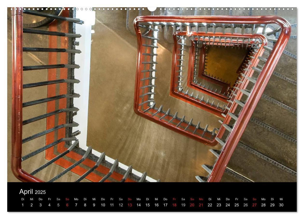 Bild: 9783435600687 | Faszination Treppen (Wandkalender 2025 DIN A2 quer), CALVENDO...