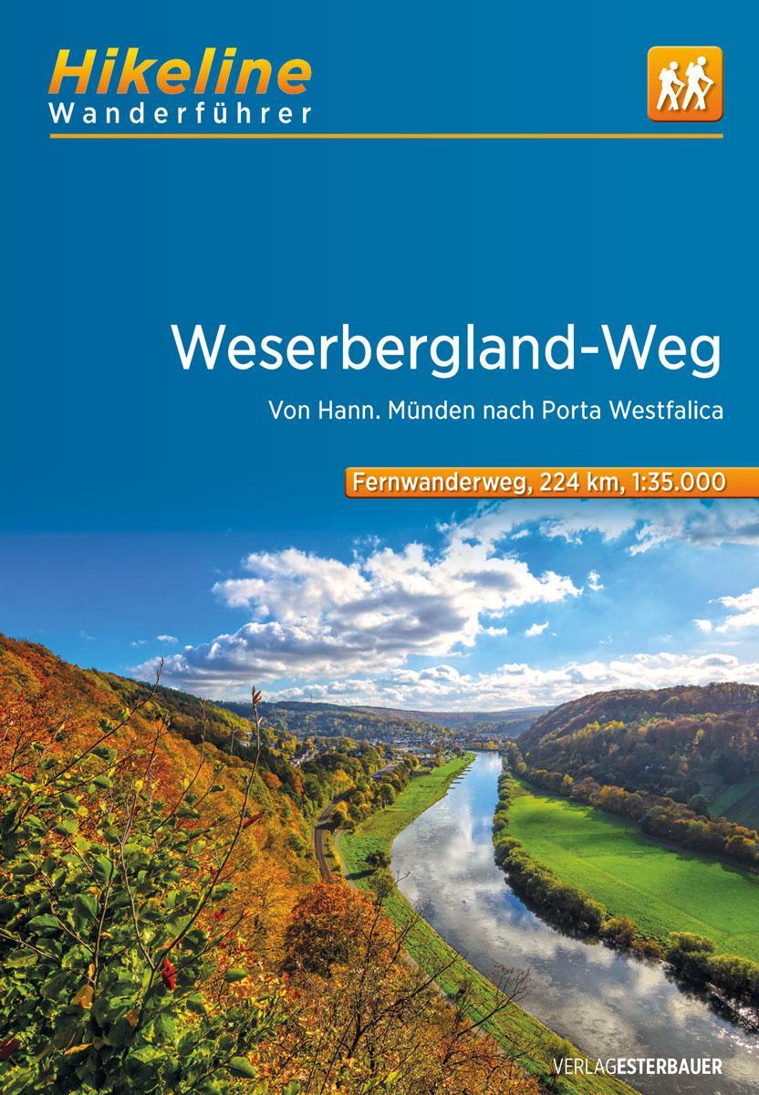 Cover: 9783850009362 | Wanderführer Weserbergland-Weg | Esterbauer Verlag | Taschenbuch