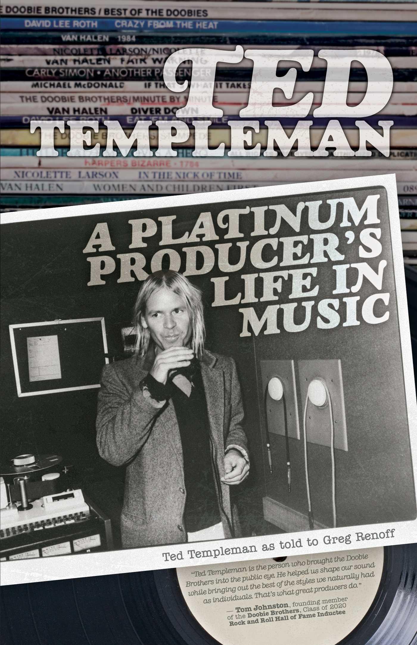 Cover: 9781770414839 | Ted Templeman: A Platinum Producer's Life in Music | Gregg Renoff