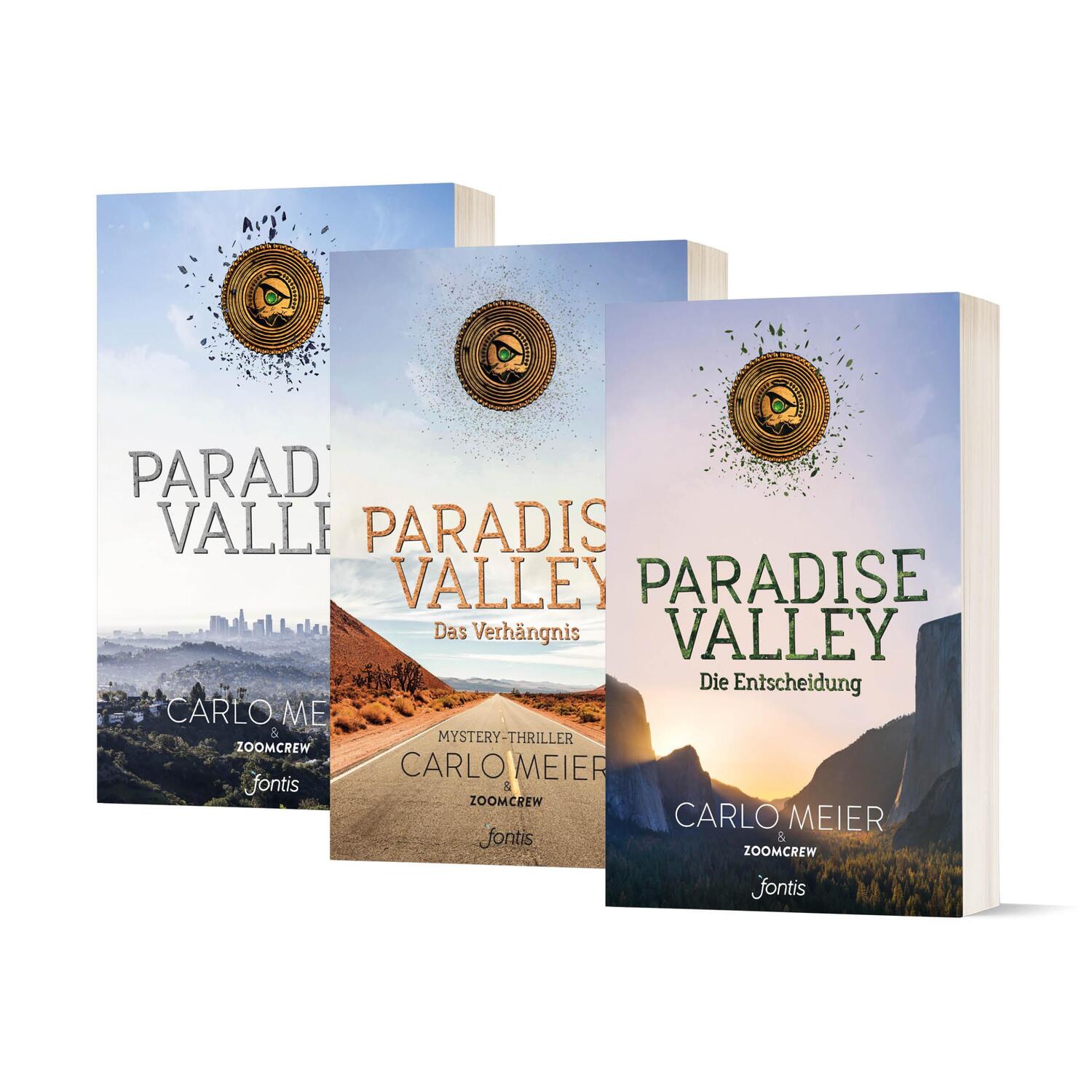 Cover: 9783038481942 | Paradise Valley - Set | Mystery-Thriller Band 1-3 | Meier (u. a.)