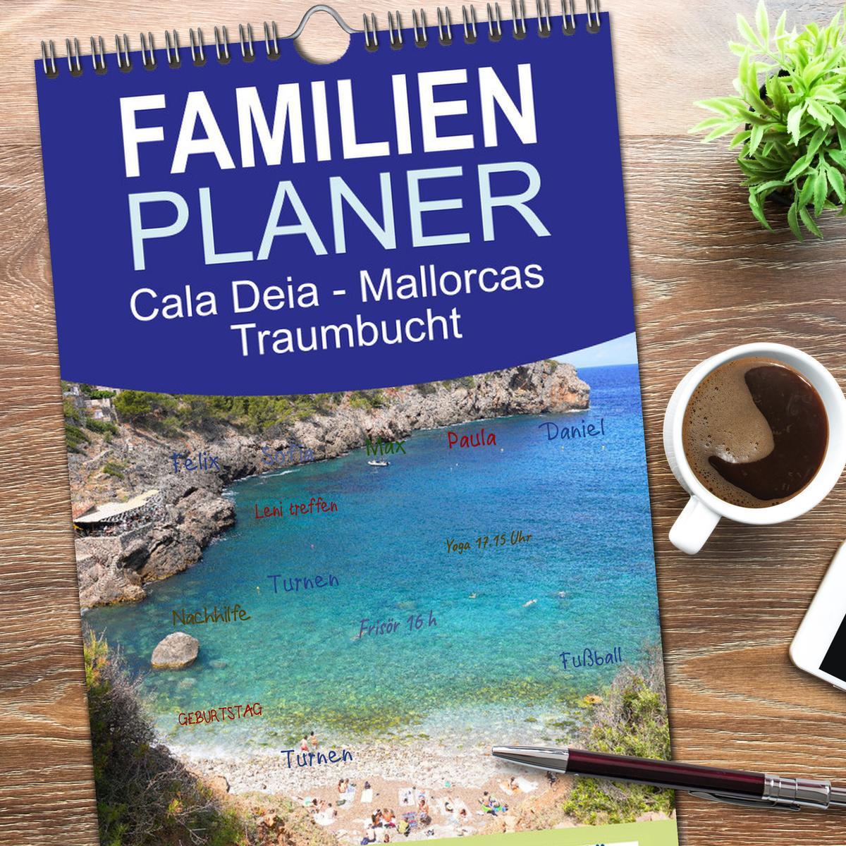 Bild: 9783457094877 | Familienplaner 2025 - Cala Deia - Mallorcas Traumbucht mit 5...