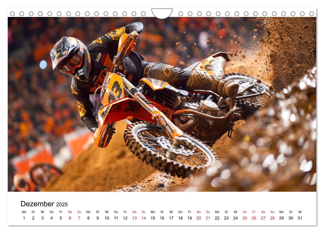 Bild: 9783457147962 | Motocross Erlebnisse (Wandkalender 2025 DIN A4 quer), CALVENDO...