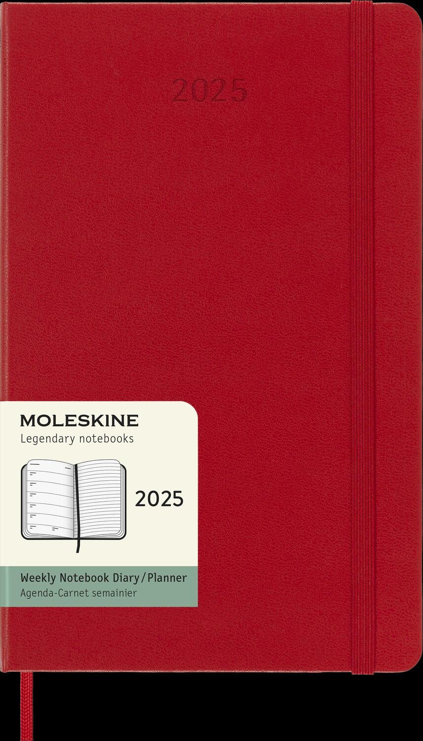 Bild: 8056999270285 | Moleskine 12 Monate Wochen Notizkalender 2025, Large/A5, 1 Wo = 1...