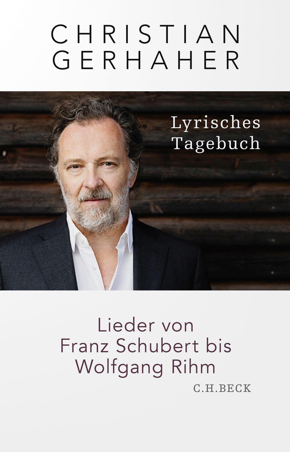 Cover: 9783406784231 | Lyrisches Tagebuch | Lieder von Franz Schubert bis Wolfgang Rihm