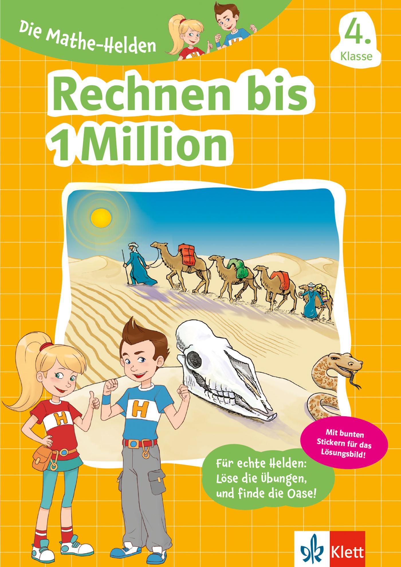 Cover: 9783129494257 | Klett Die Mathe-Helden Rechnen bis 1 Million 4. Klasse | Heuchert