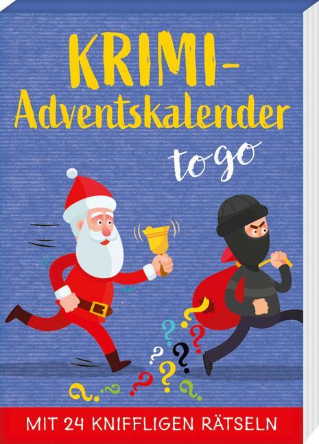 Cover: 9783780613783 | Krimi-Adventskalender to go 4 | Mit 24 kniffligen Rätseln | Schwarz