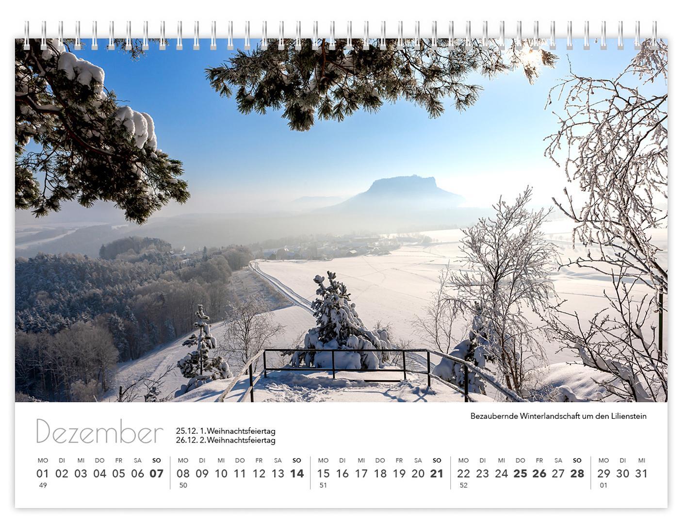 Bild: 9783910680807 | Kalender Sächsische Schweiz kompakt 2025 | K4 Verlag (u. a.) | Deutsch