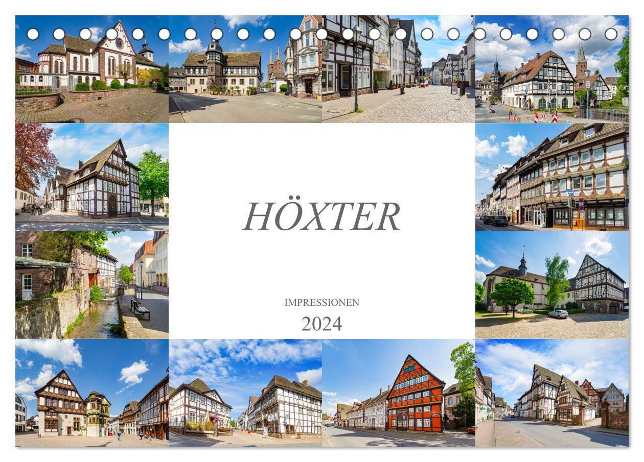 Cover: 9783675654488 | Höxter Impressionen (Tischkalender 2024 DIN A5 quer), CALVENDO...