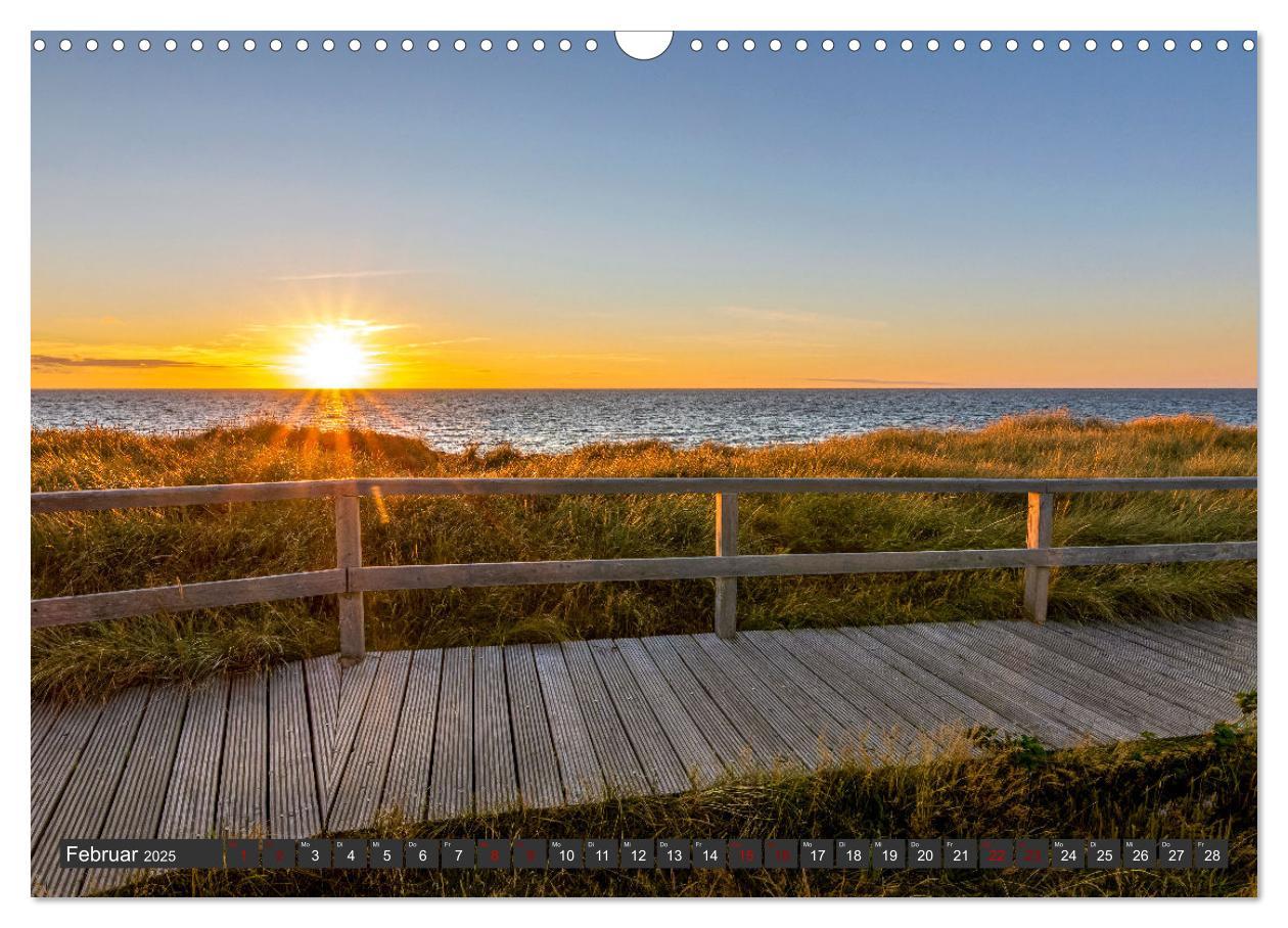 Bild: 9783383941856 | Sylt im Abendlicht (Wandkalender 2025 DIN A3 quer), CALVENDO...