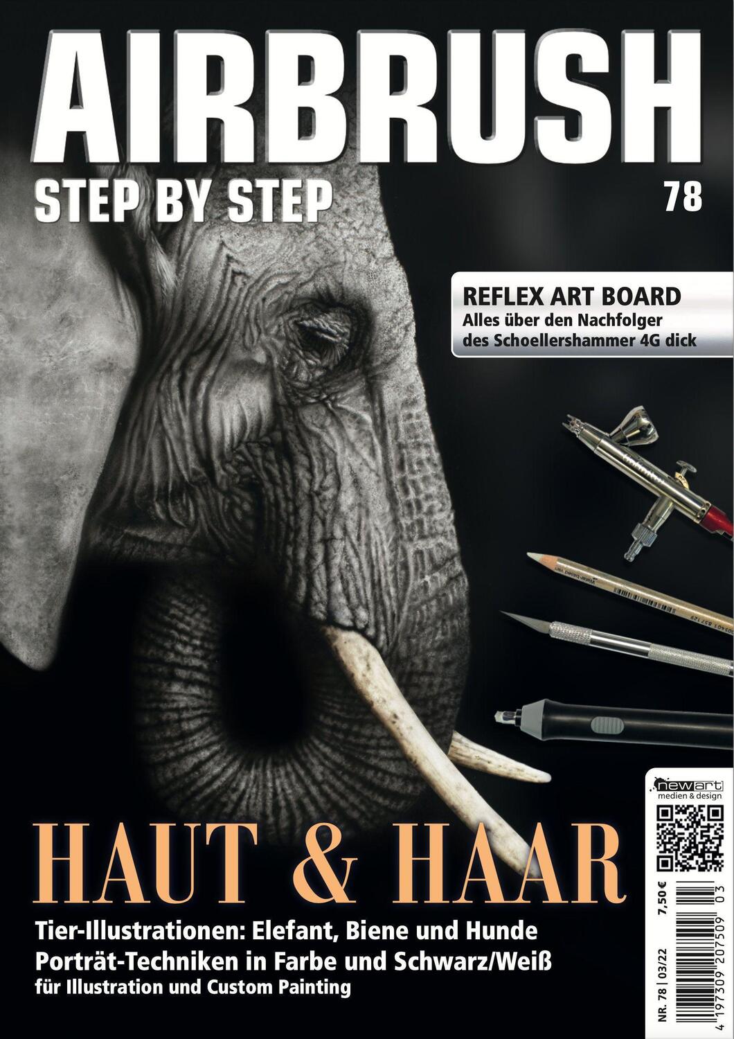 Cover: 9783941656659 | Airbrush Step by Step 78 | Haut & Haar | Xavier Gentilleau (u. a.)