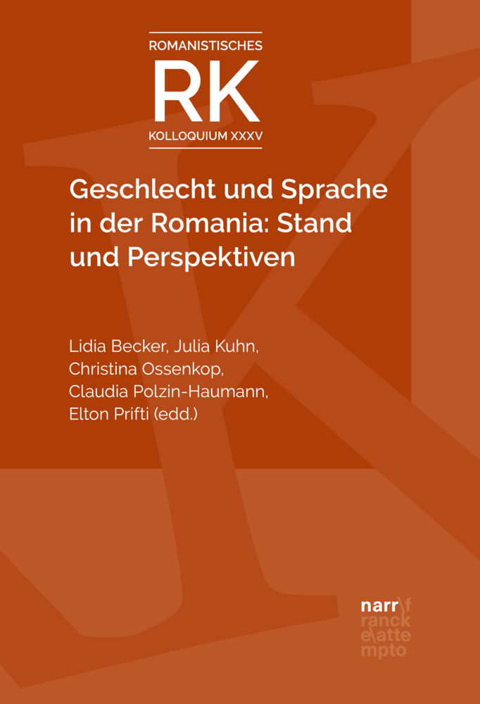 Cover: 9783823385844 | Geschlecht und Sprache in der Romania: Stand und Perspektiven | Buch