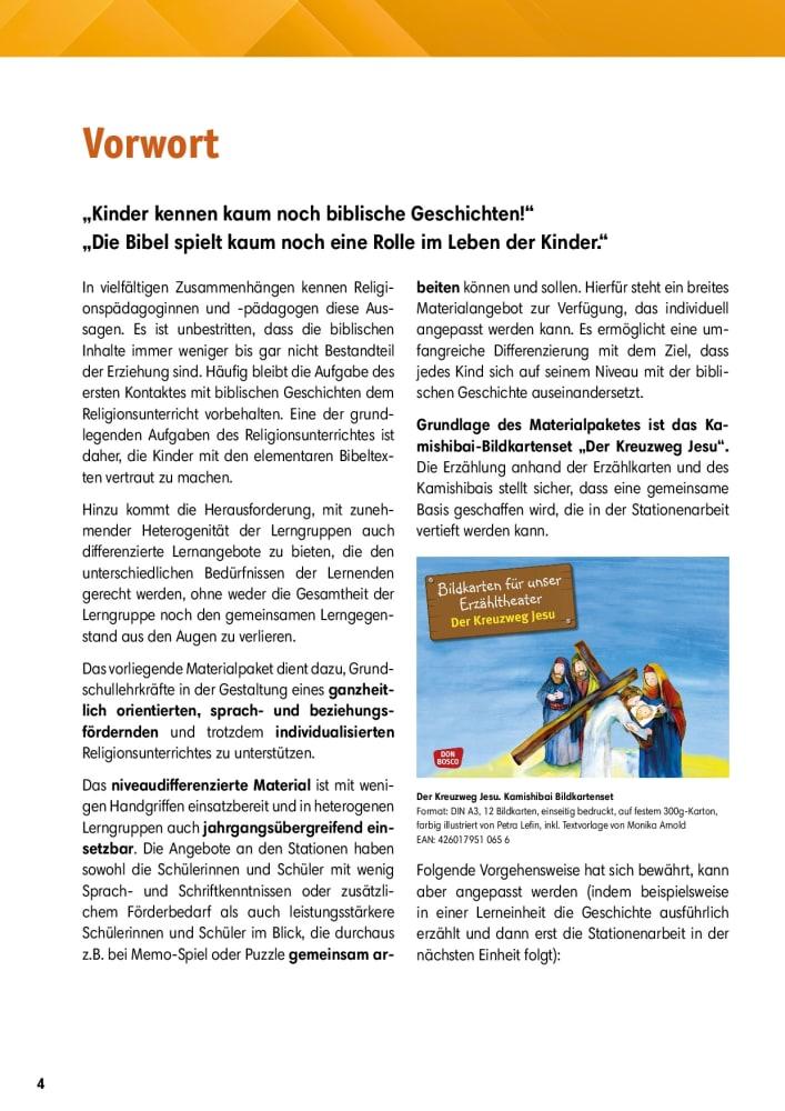 Bild: 9783769824438 | Arbeitsmaterial Grundschule. Stationenlernen Religion. Der Kreuzweg...