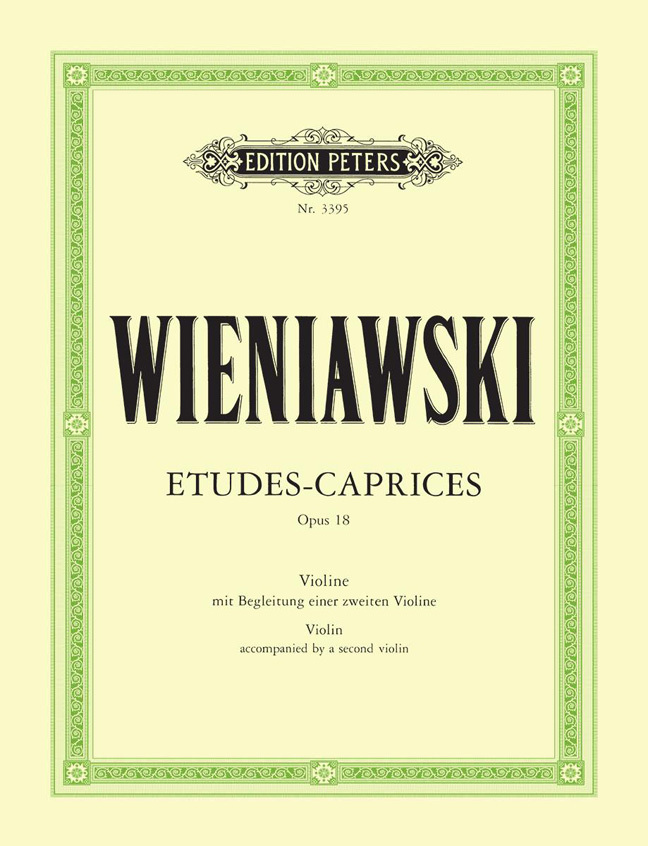 Cover: 9790014016043 | Études-Caprices für 2 Violinen op. 18 | Henryk Wieniawski | Buch