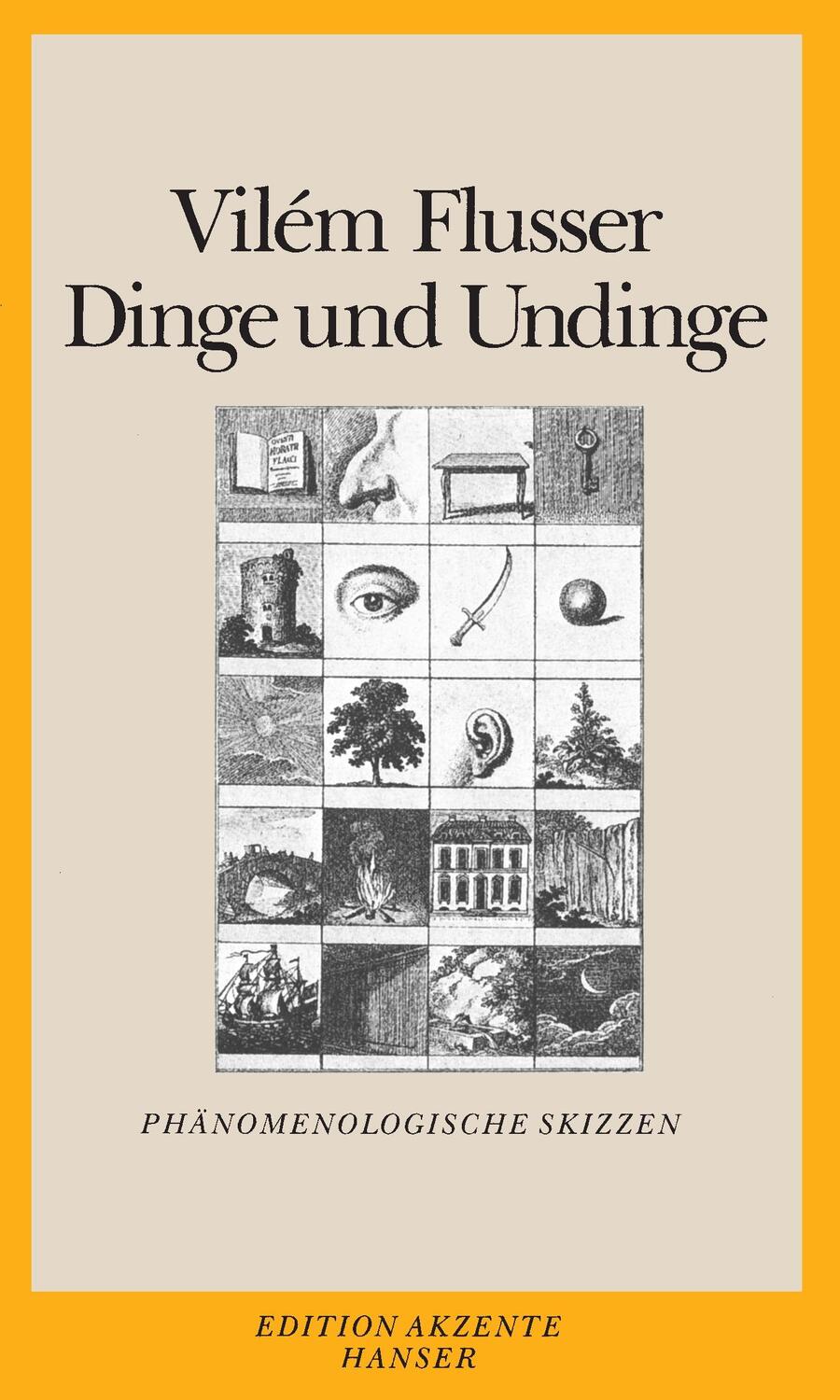 Cover: 9783446239401 | Dinge und Undinge | Phänomenologische Skizzen | Vilém Flusser | Buch