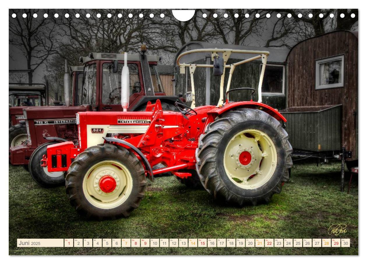 Bild: 9783435609710 | Oldtimer - Traktoren für Liebhaber (Wandkalender 2025 DIN A4 quer),...