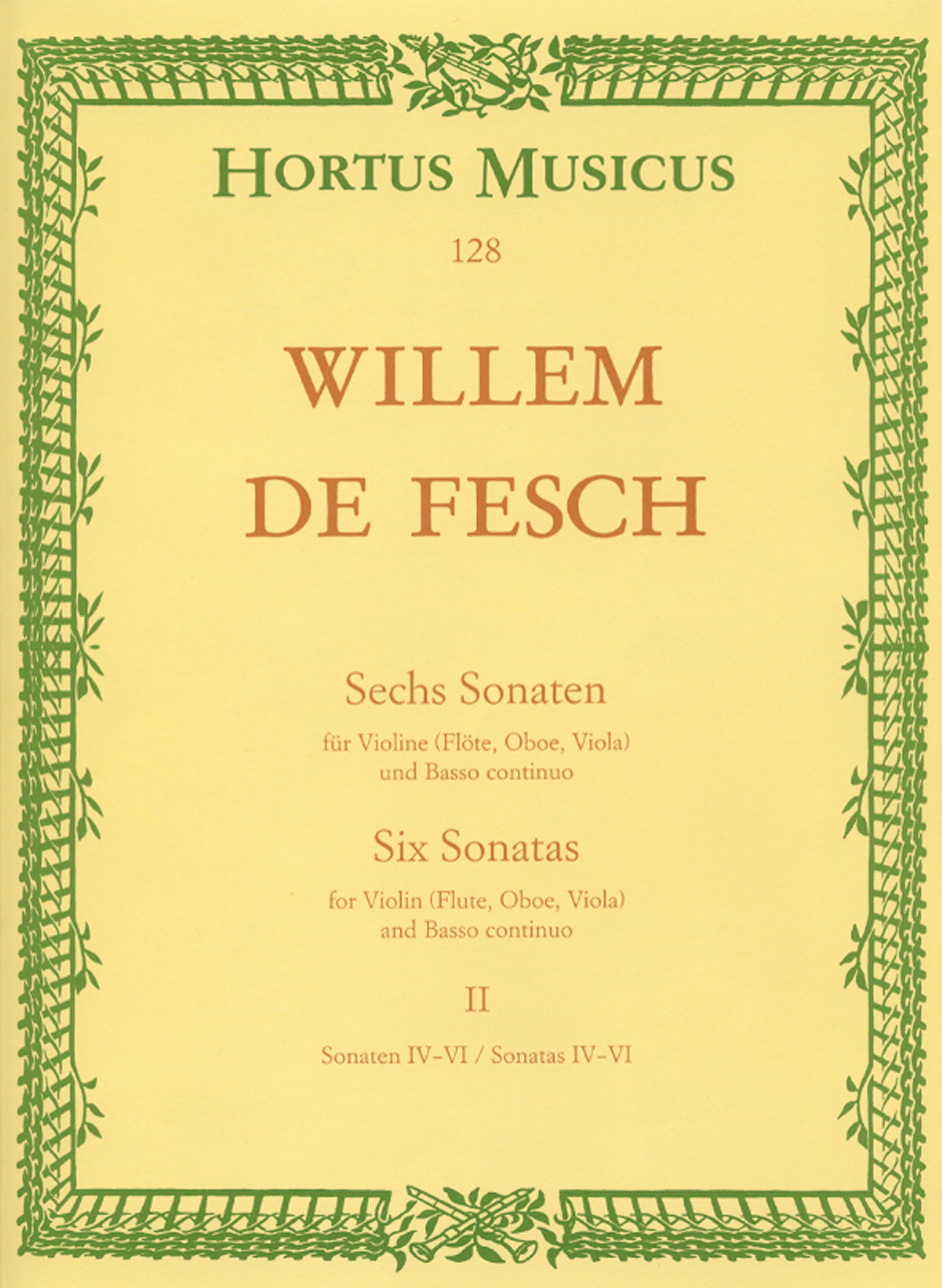 Cover: 9790006002634 | Sechs Sonaten für Violine (Flöte, Oboe, Viola) und Basso continuo