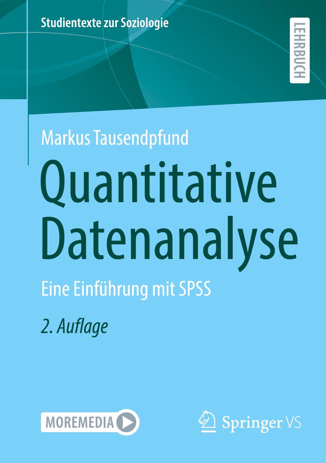 Cover: 9783658372811 | Quantitative Datenanalyse | Eine Einführung mit SPSS | Tausendpfund