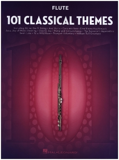 Cover: 888680547011 | 101 Classical Themes -For Flute- (Book) | Noten, Sammelband für Flöte