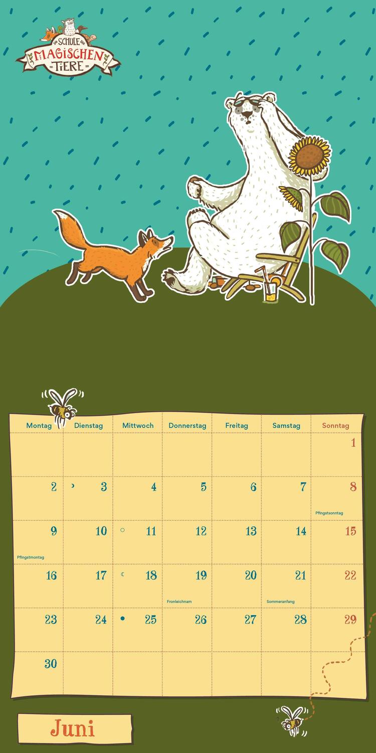Bild: 4250809653396 | Schule der magischen Tiere 2025 - Broschürenkalender für Kinder -...