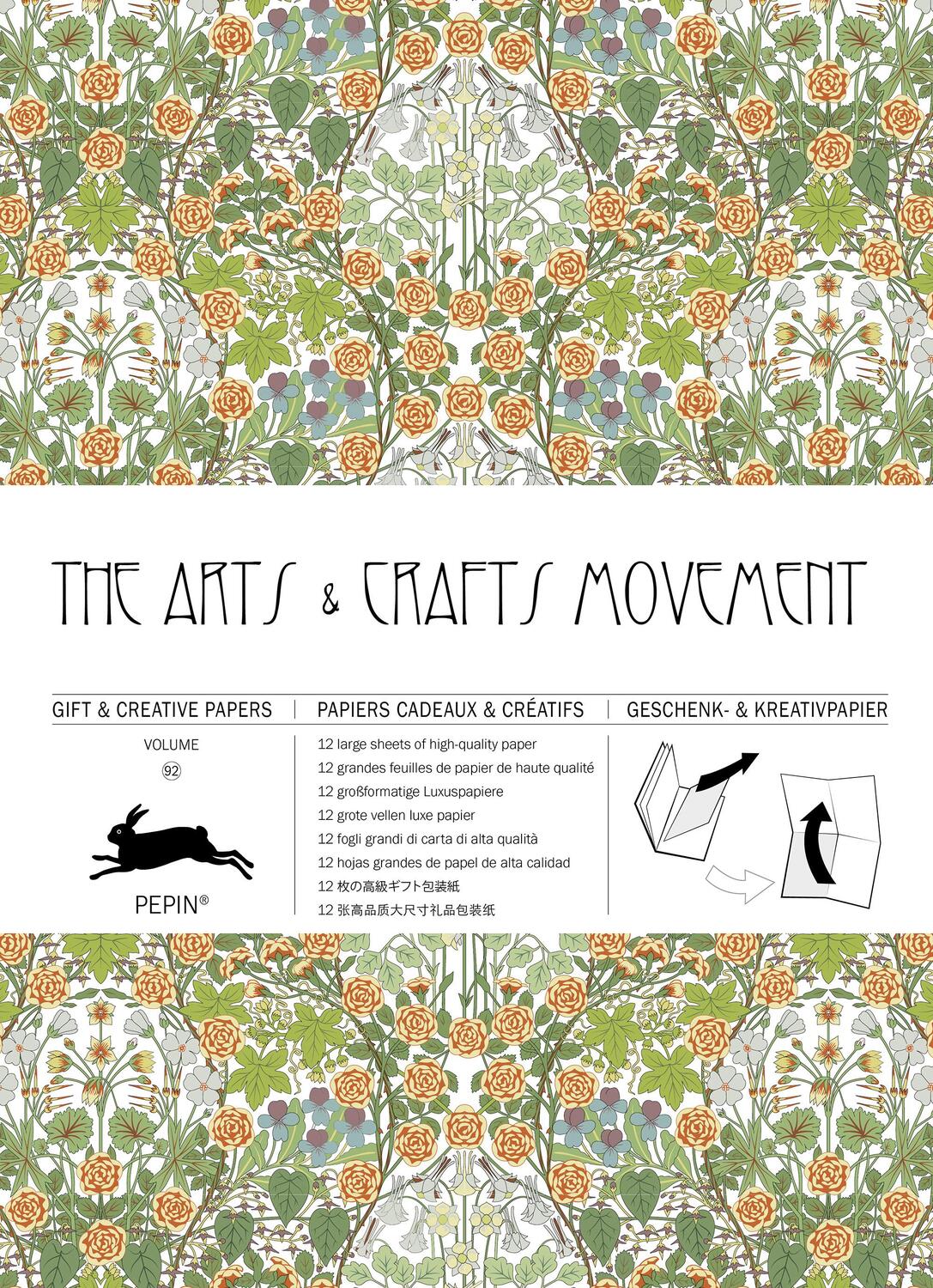 Cover: 9789460091056 | Arts &amp; Crafts Movement | Gift &amp; Creative Paper Book Vol. 92 | Roojen