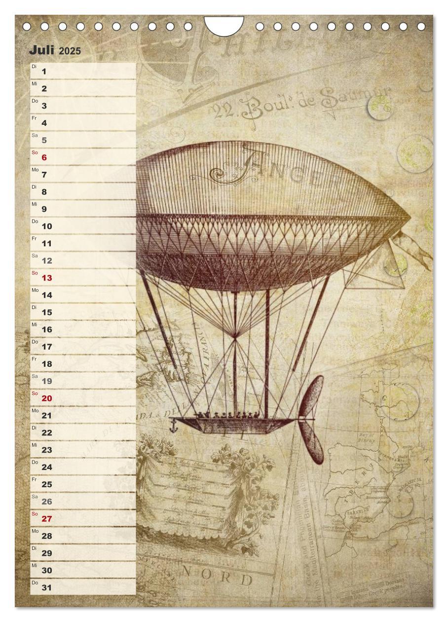 Bild: 9783457022191 | Vintage Welten (Wandkalender 2025 DIN A4 hoch), CALVENDO...