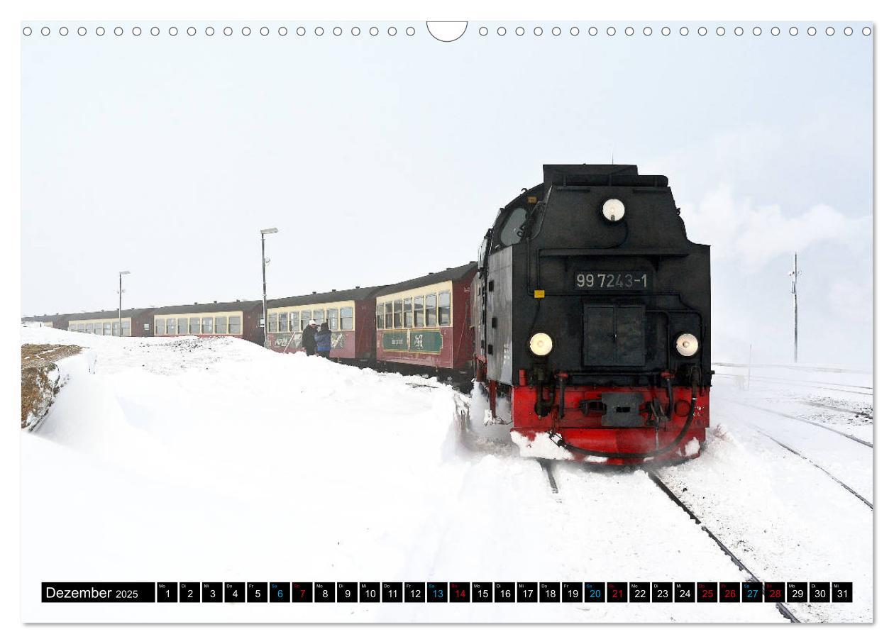 Bild: 9783435352678 | Dampf am Brocken - Die Harzquerbahn (Wandkalender 2025 DIN A3...