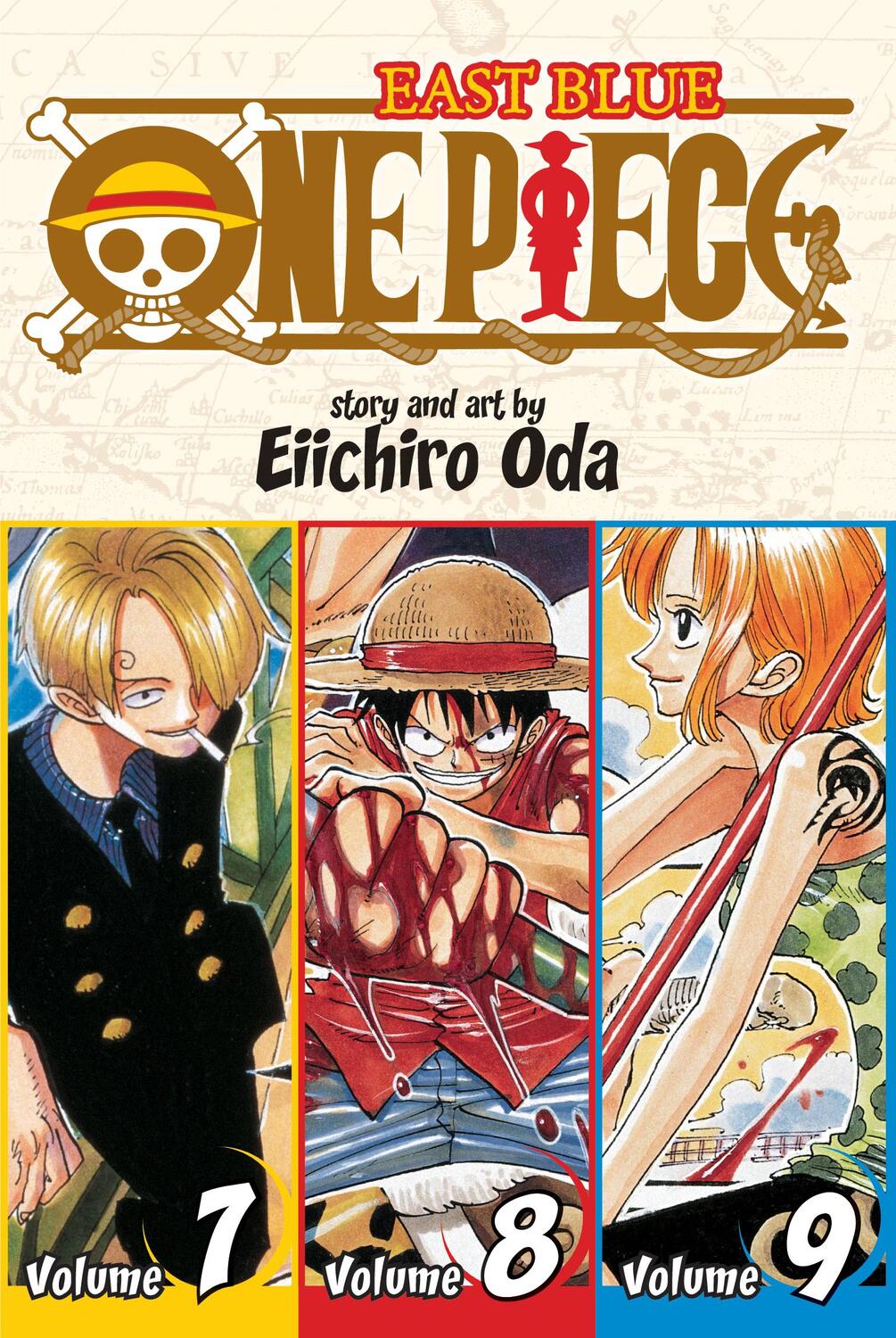 Cover: 9781421536279 | One Piece (Omnibus Edition), Vol. 3 | Includes vols. 7, 8 &amp; 9 | Oda