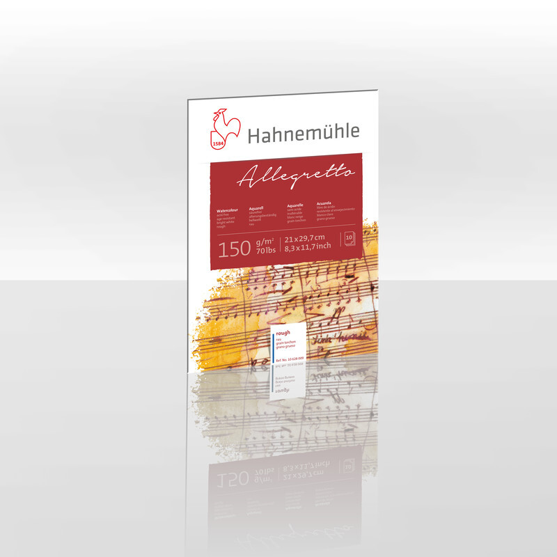 Cover: 4011367280093 | Hahnemühle Papier Allegretto, DIN A4, 150 g/m² | 10628009 | 2023