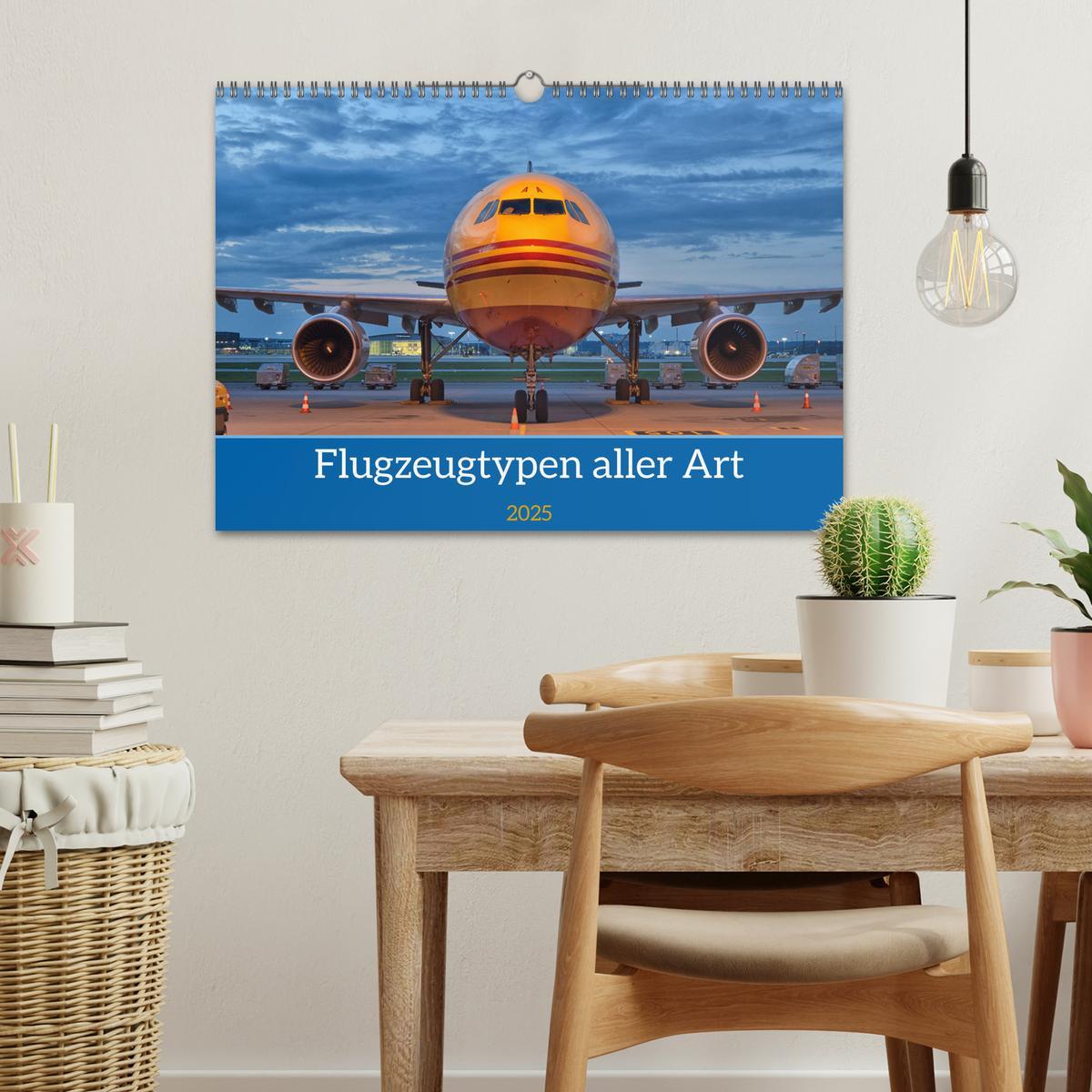 Bild: 9783435018550 | Flugzeuge aller Art (Wandkalender 2025 DIN A3 quer), CALVENDO...