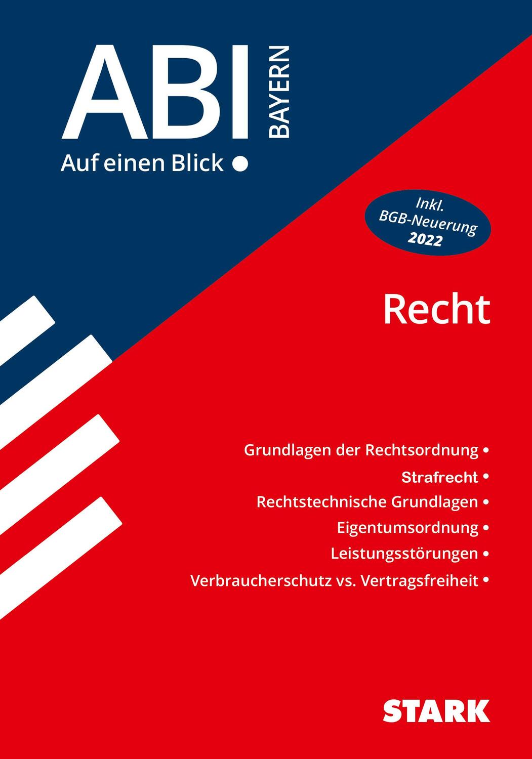 Cover: 9783849059606 | STARK Abi - auf einen Blick! Wirtschaft/Recht Bayern: Recht | Buch