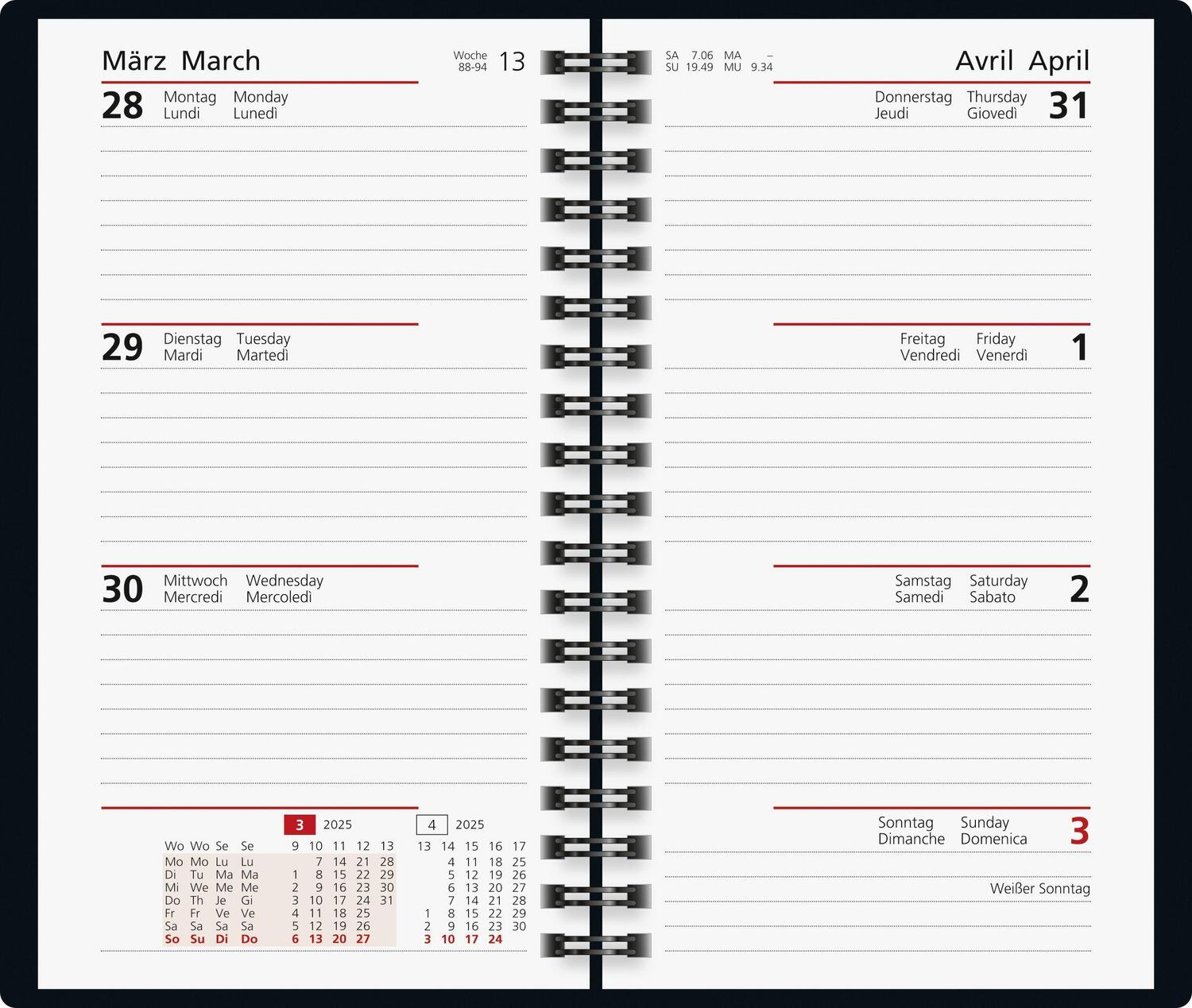 Bild: 4003273784192 | rido/idé 7016907025 Taschenkalender Modell Taschenplaner int....