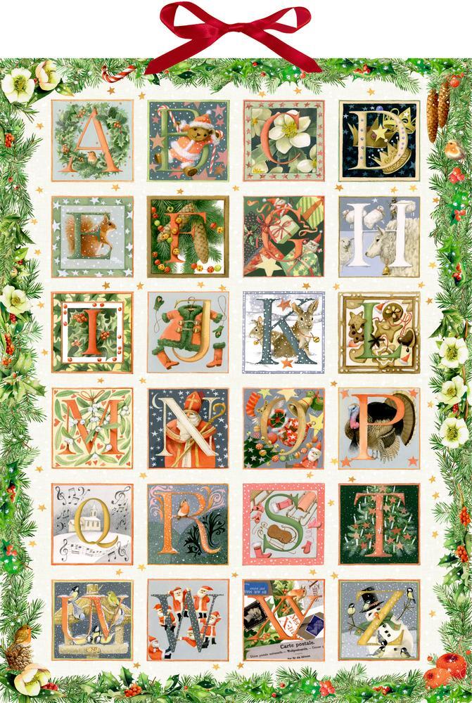 Cover: 4050003723280 | Wandkalender - Zauberhaftes Weihnachts-ABC | Kalender | 1 S. | Deutsch