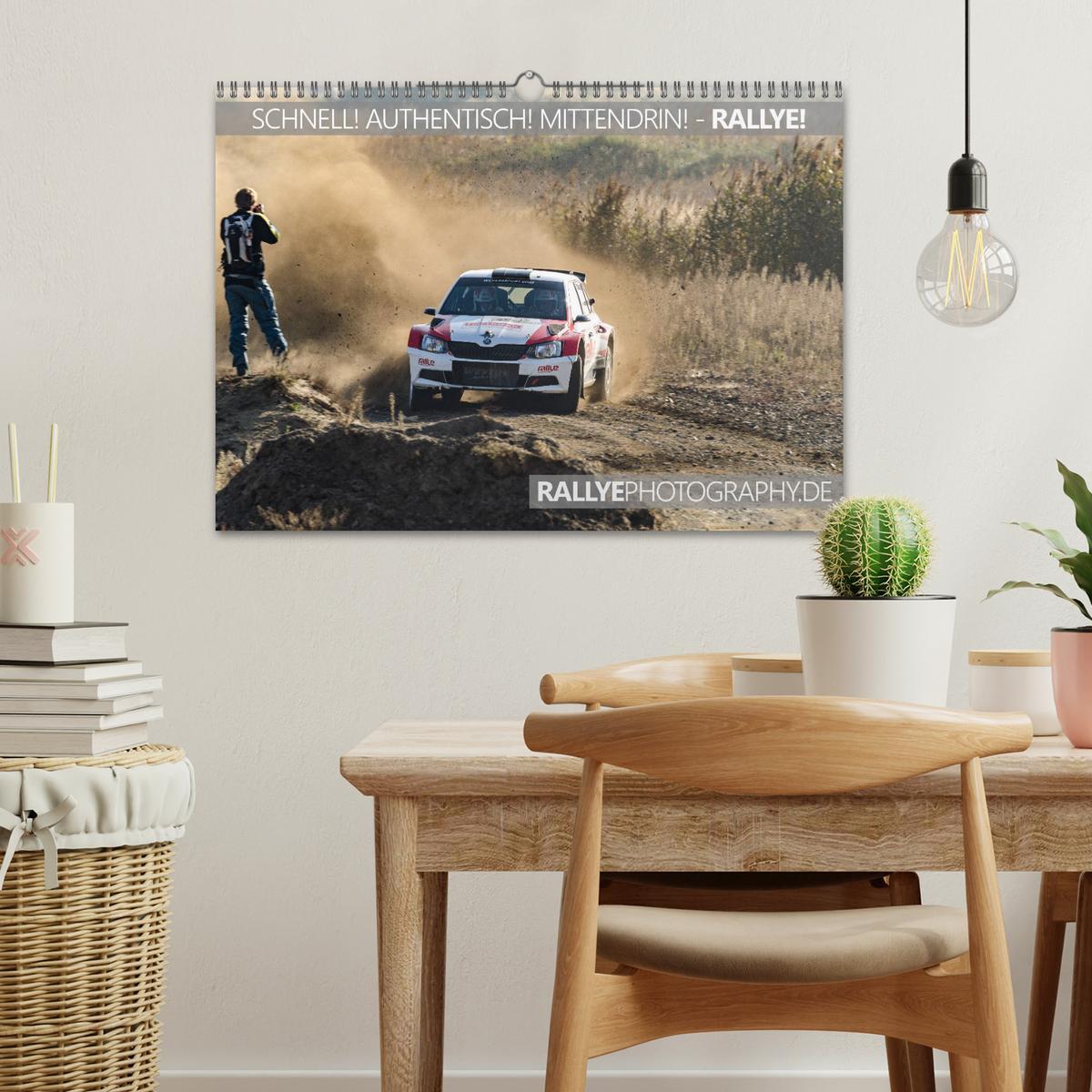 Bild: 9783435410354 | SCHNELL! AUTHENTISCH! MITTENDRIN! - RALLYE! (Wandkalender 2025 DIN...