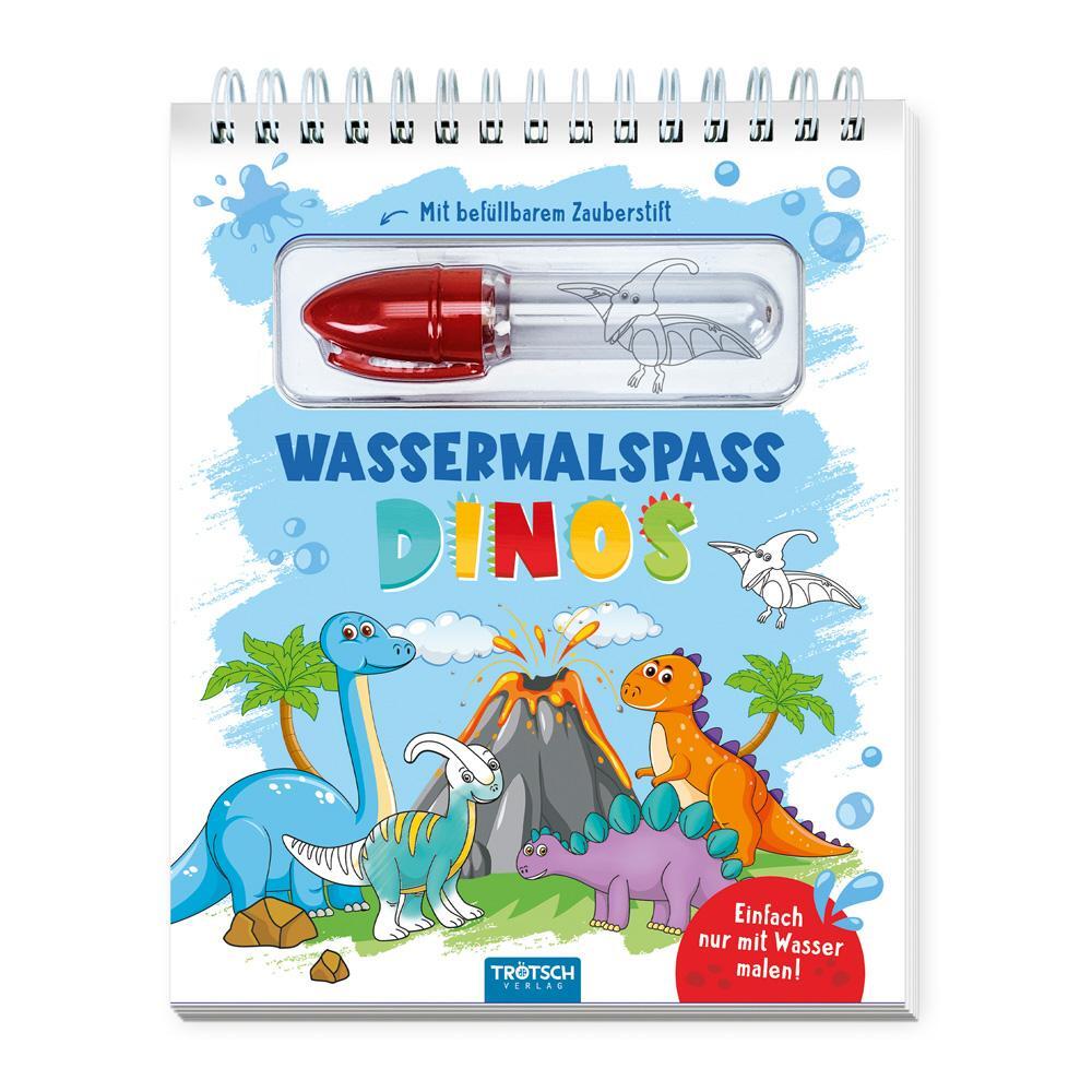 Cover: 9783988021007 | Trötsch Wassermalspaß mit Zauberstift Dinosaurier | Trötsch Verlag