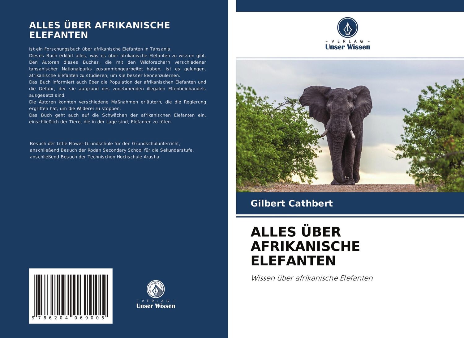 Cover: 9786204069005 | ALLES ÜBER AFRIKANISCHE ELEFANTEN | Wissen über afrikanische Elefanten